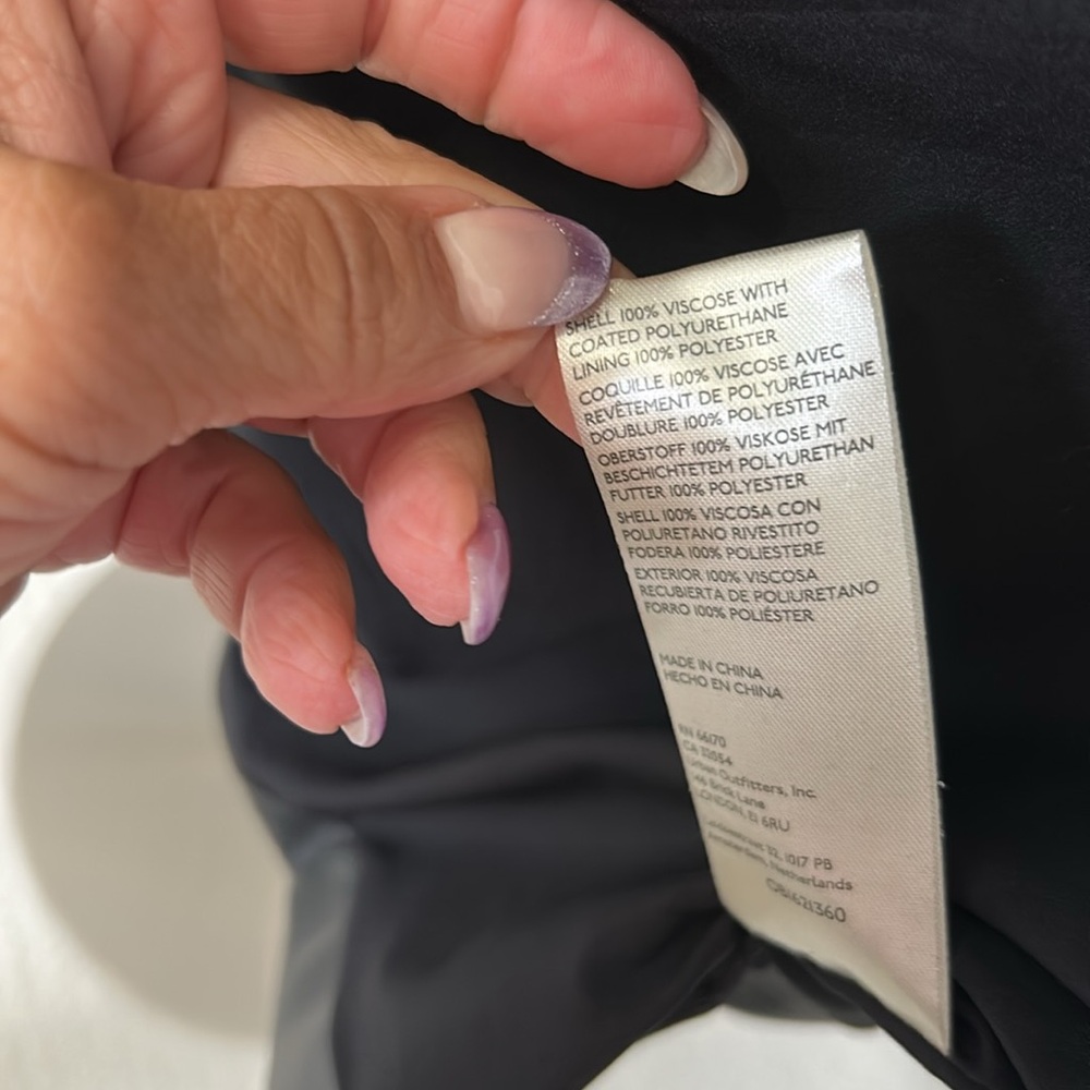 We The Free Black Vegan Leather Blazer - Picture 9 of 9